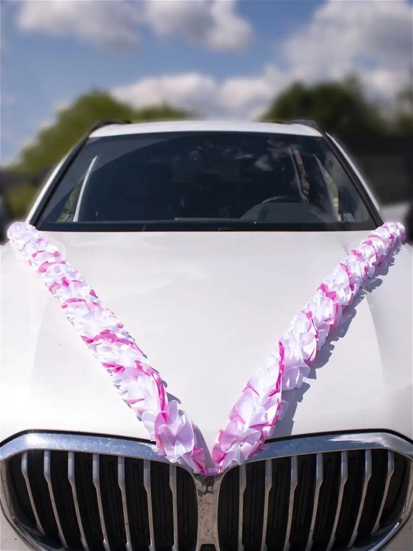 Свадебные ленты на машину