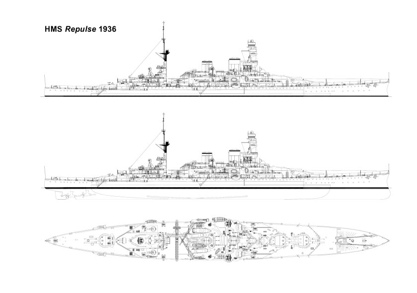 Линкор Витторио Венето чертежи