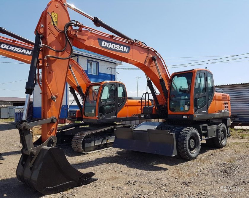 Колесный экскаватор Doosan dx190wa