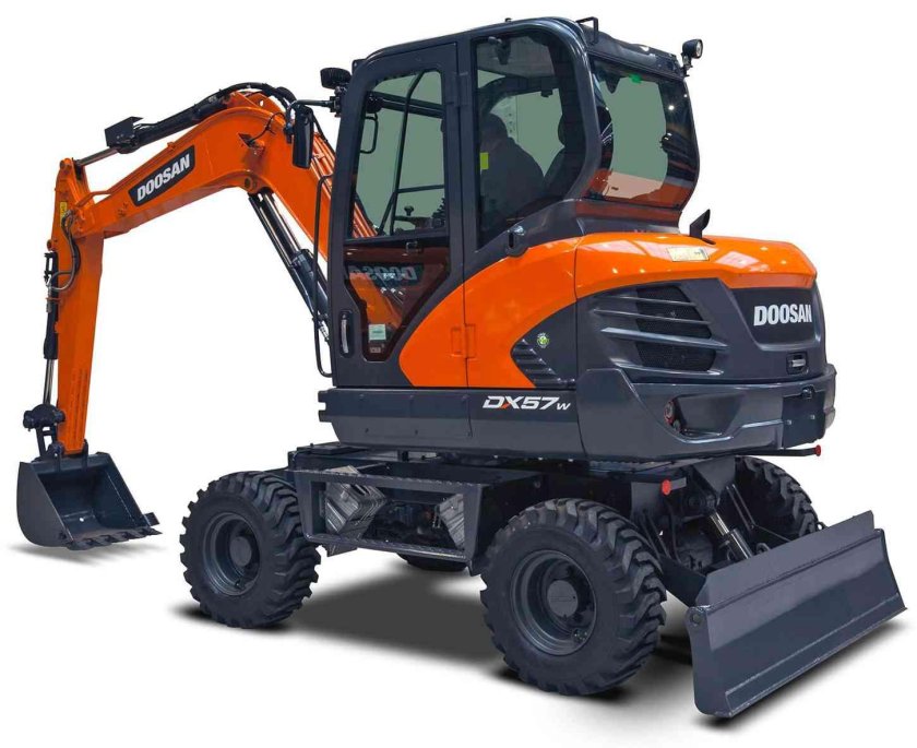 Мини-экскаватор Doosan dx55w