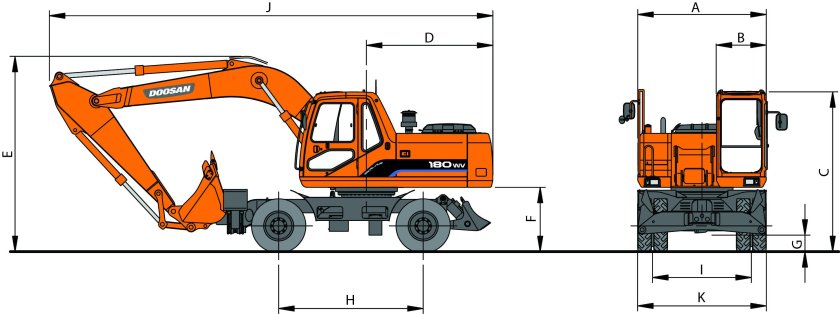 Экскаватор Doosan Solar 180w-v