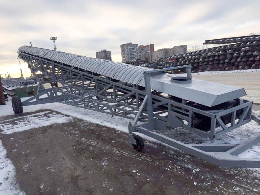 Ленточный желобковый Транспортер