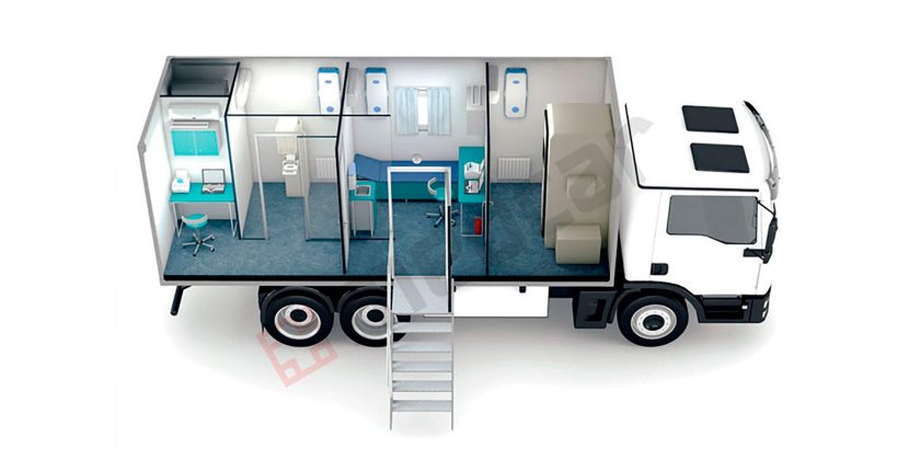 КАМАЗ передвижной медицинский комплекс чертеж