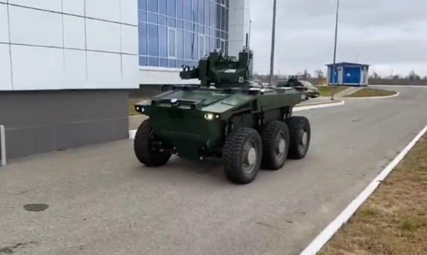 Боевая робототехническая платформа "маркер"