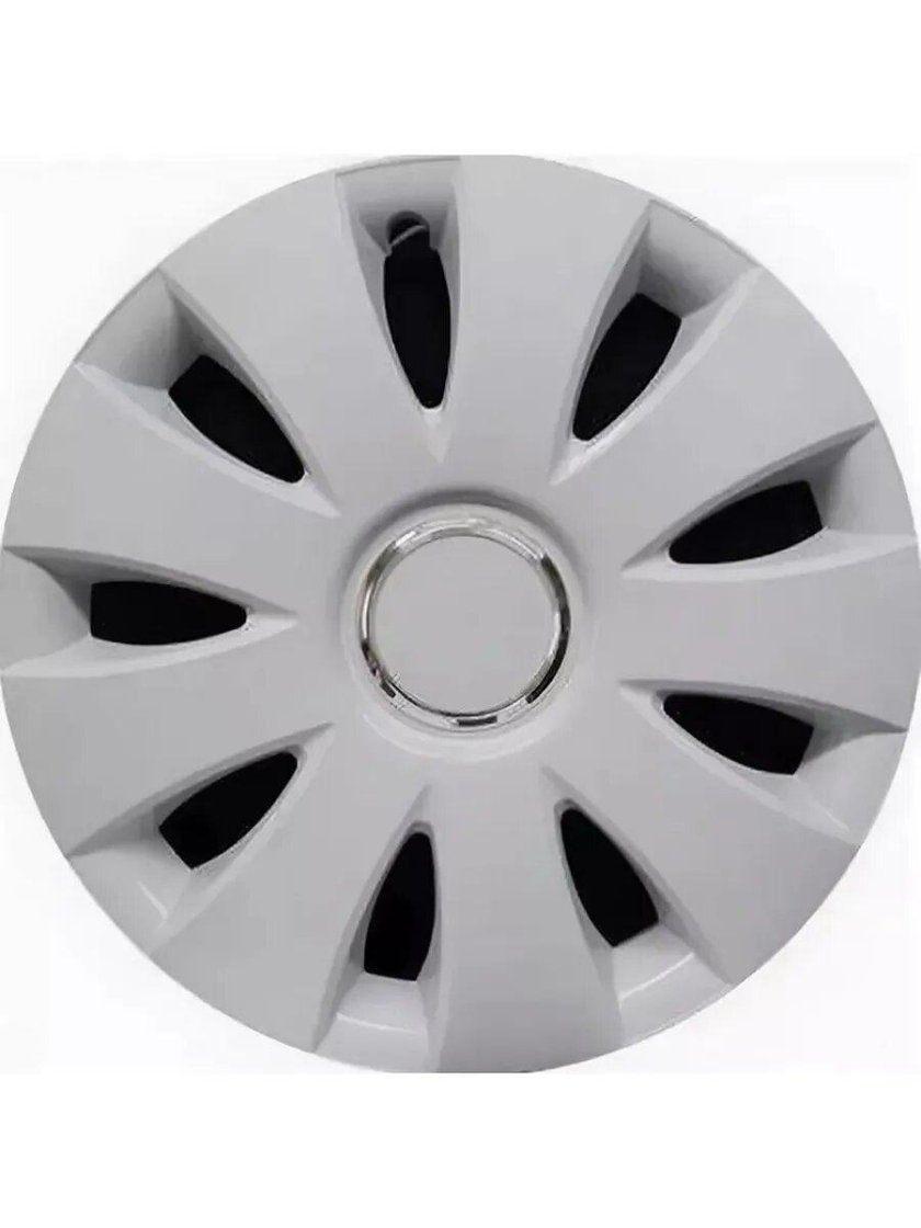 Колпаки r-15 Аура белый (4 шт) джестик 15-073-bi