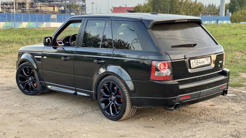Рендж Ровер спорт 2007 черный