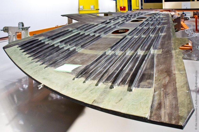 МС-21 крыло композитных материалов