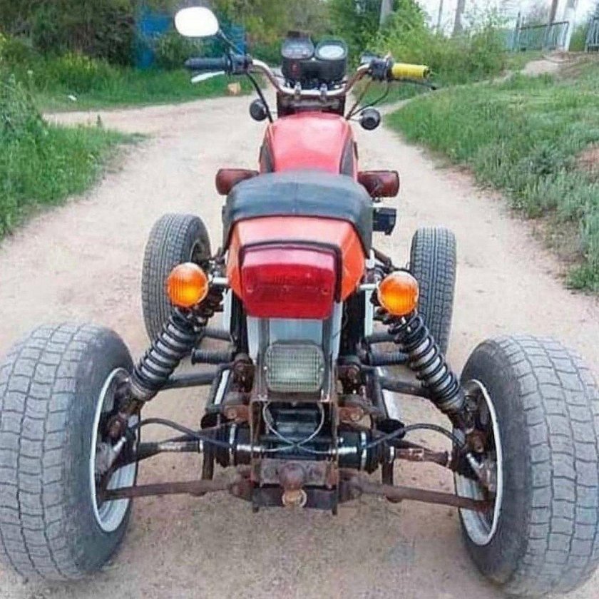 Квадроцикл из мотоцикла ИЖ Юпитер 5