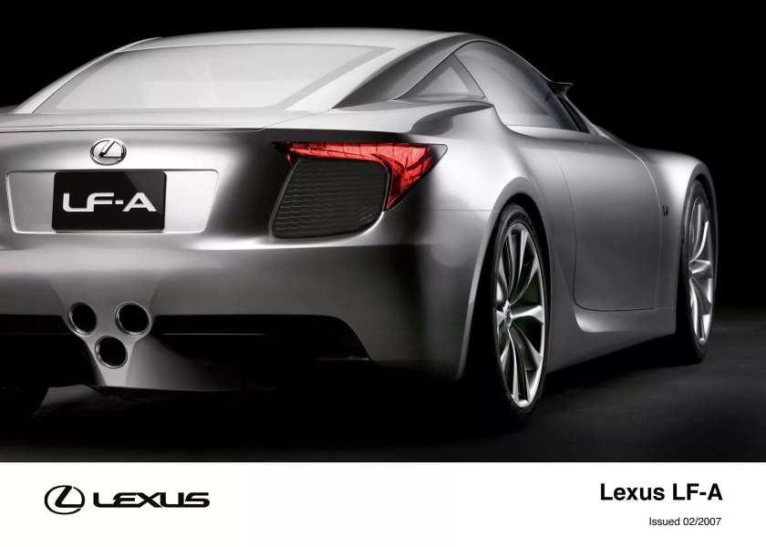 Lexus LFA Concept 2007