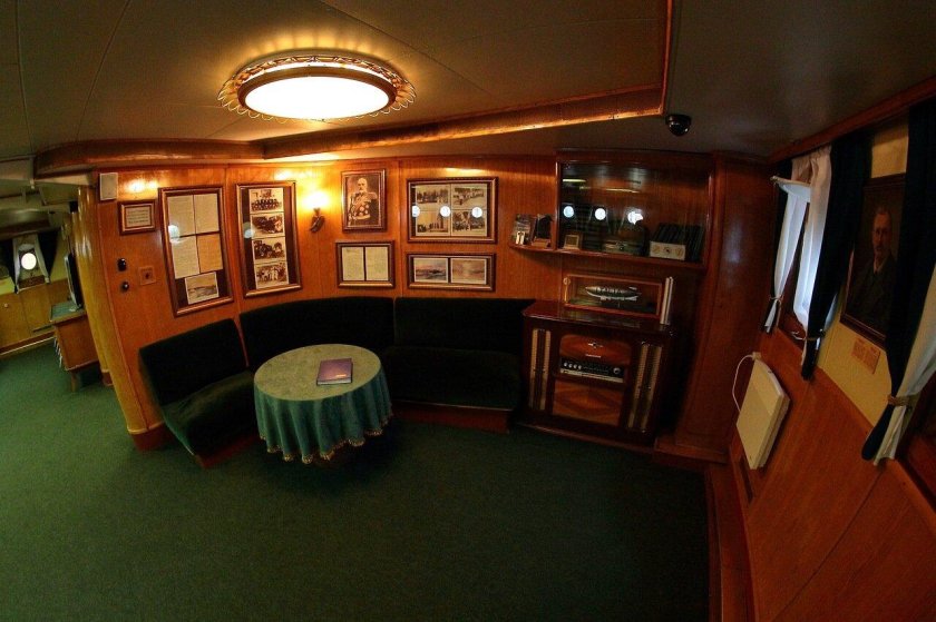 Ледокол Красин каюта капитана
