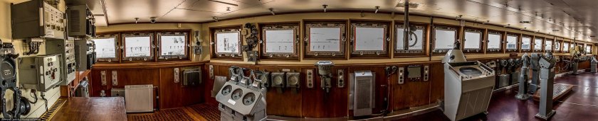Ледокол Красин Капитанский мостик