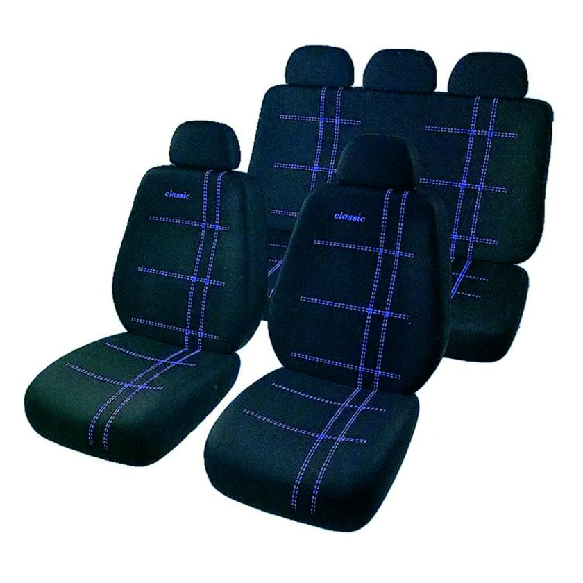 Авточехлы шов красная нить