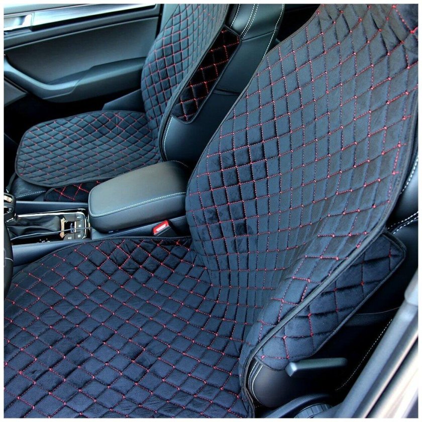 Накидки на сиденья автомобиля ромбиком
