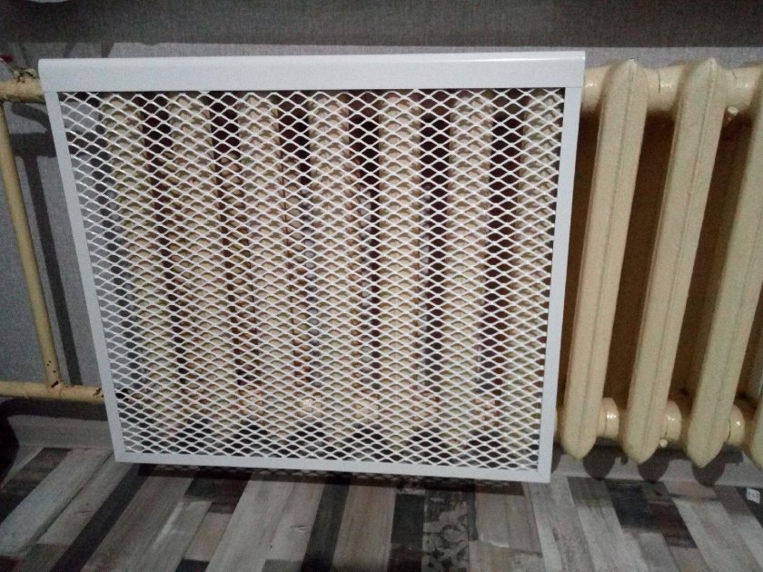 Экран радиаторный 7 секций, металл, ДМЭР