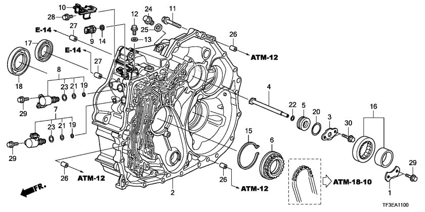 Вариатор Хонда фит 1.3
