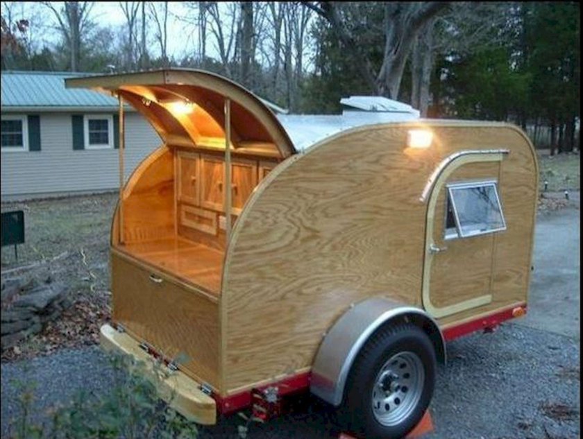 Автодом из легкового прицепа