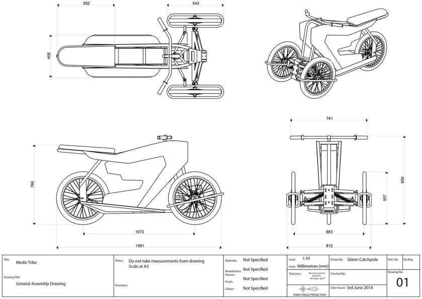 Дрифт трайк чертежи рамы