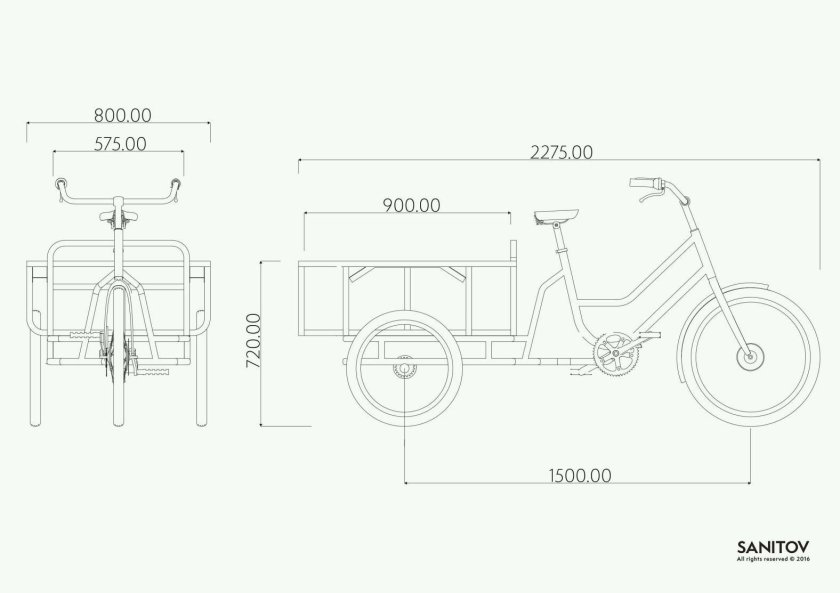 Move Sanitov Studio грузовой велосипед