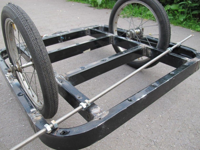 Грузовой велоприцеп в-924-3 чертежи