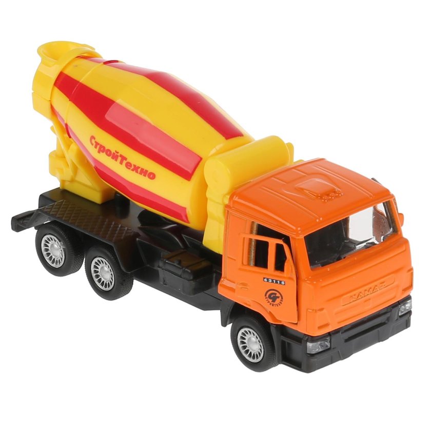 Машинки Технопарк КАМАЗ бетономешалка