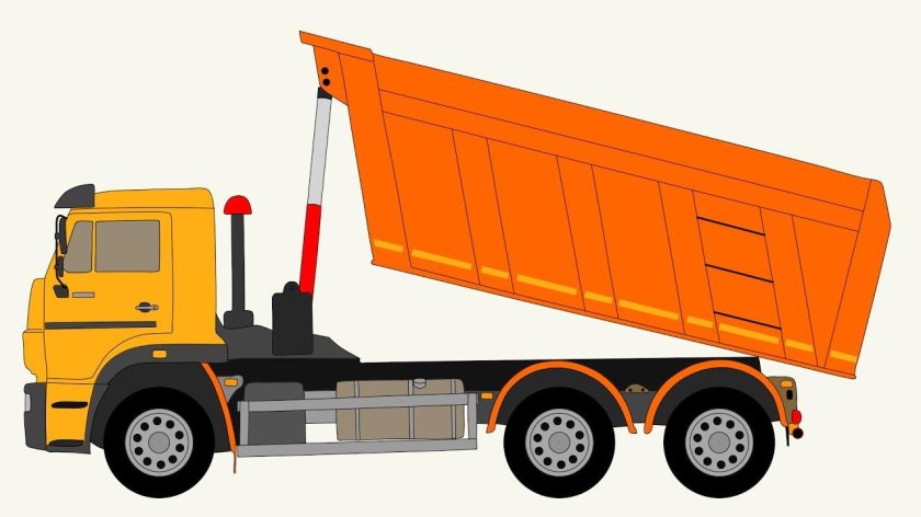 Самосвал сбоку