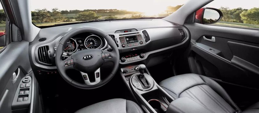 Киа Рио Спортейдж салон