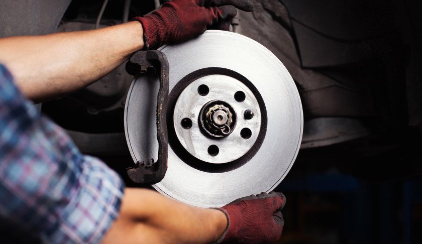 Тормозной диск с колодкой