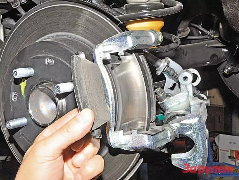 Задние тормоза Киа Рио 3