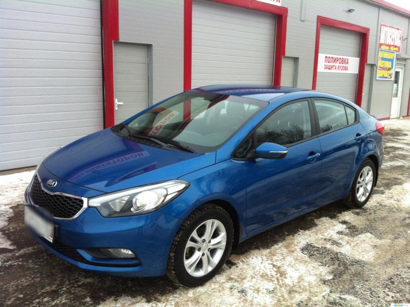 Киа голубая
