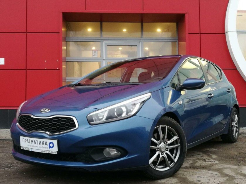 Kia Ceed синий