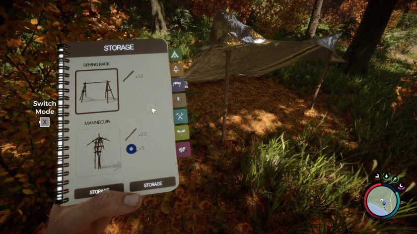 Sons of the Forest инвентарь