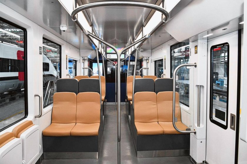 Салон трамвая