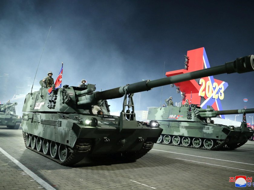 Парад в Северной Корее 2023