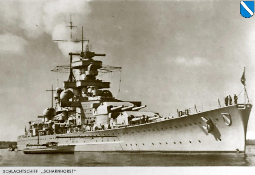 Немецкий линкор Шарнхорст