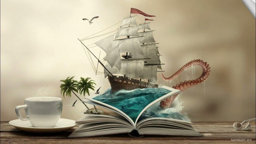 Корабль из книг