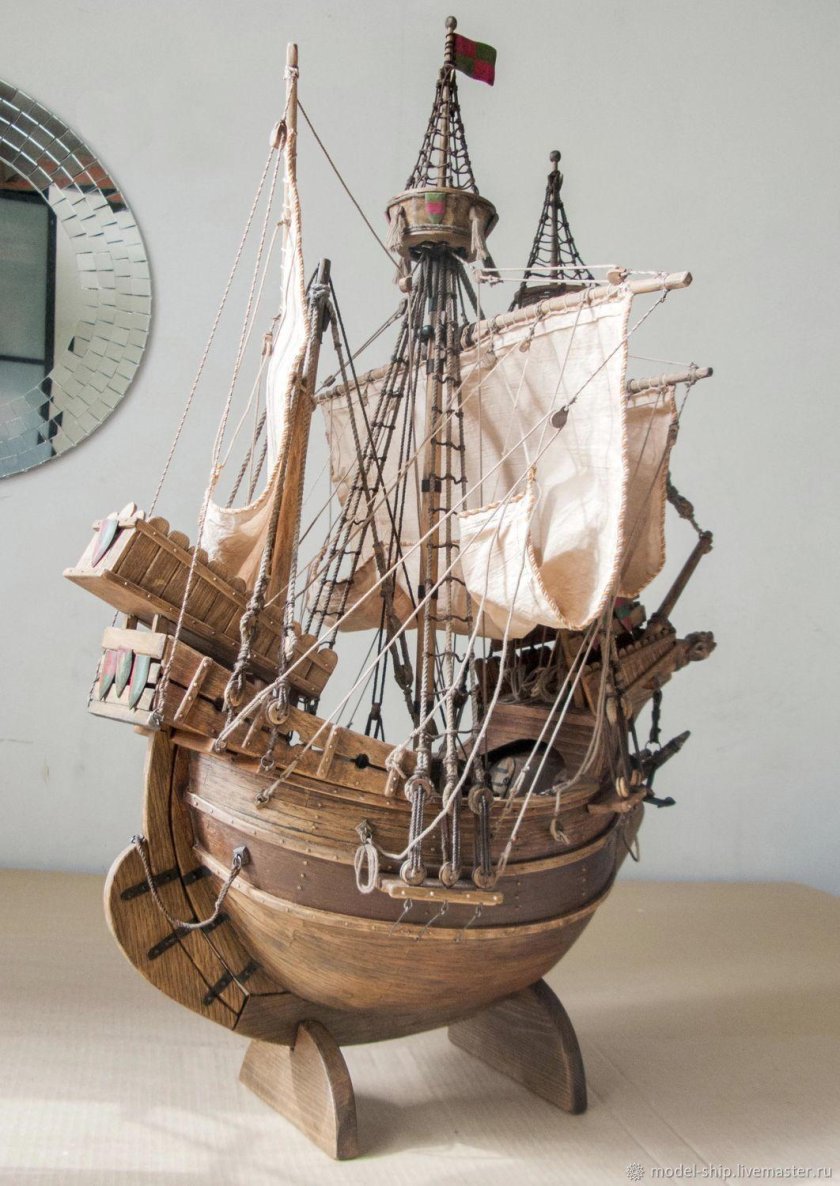 Декоративный корабль для интерьера