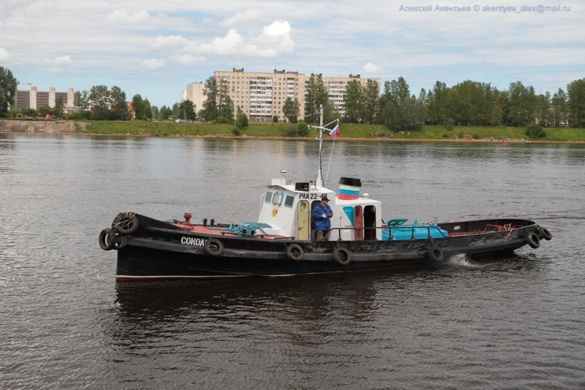 Паровой буксир Соколик