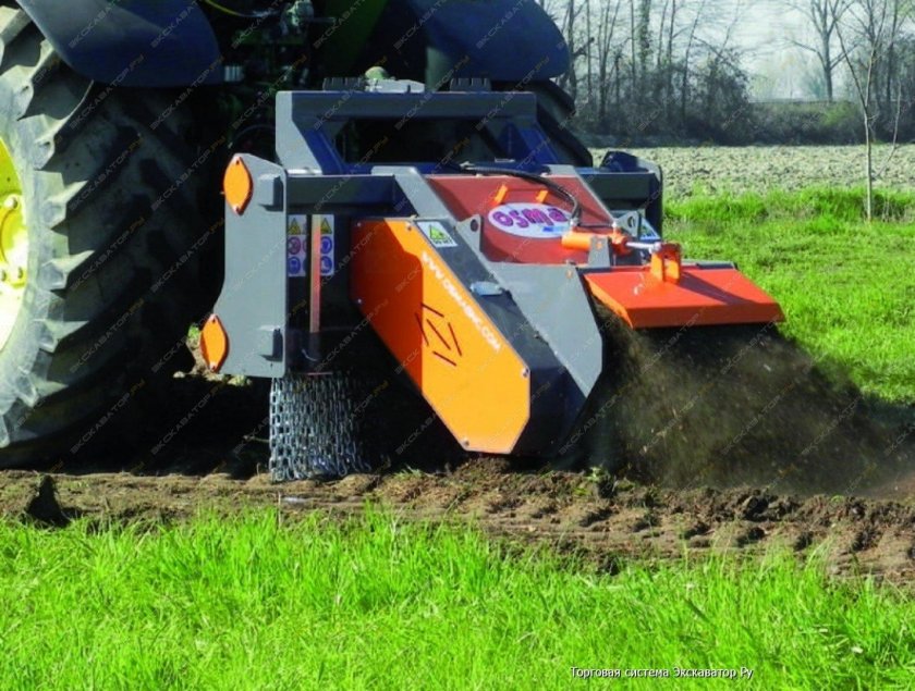 Насадка на мотоблок кусторез косилка измельчитель 2000 мульчер