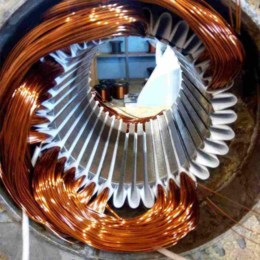 Перемотка обмотки статора