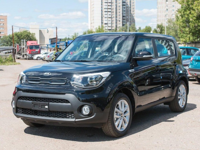 Киа соул черная