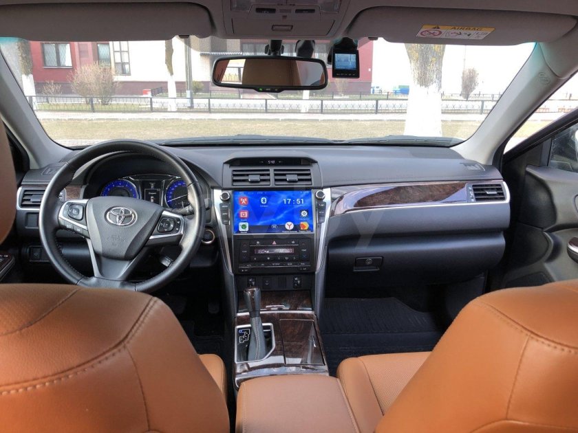 Тойота Камри 55 Рестайлинг салон