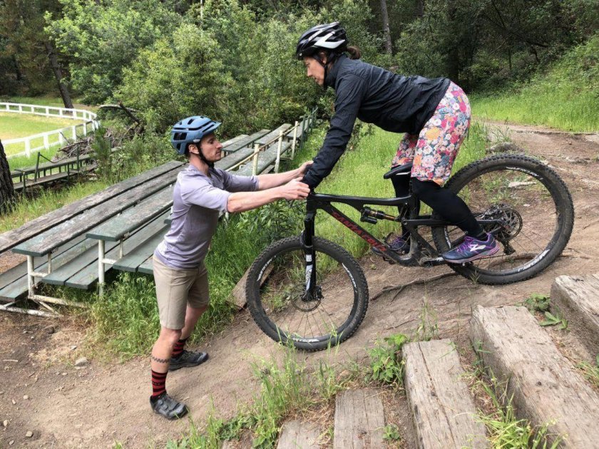 Посадка на МТБ