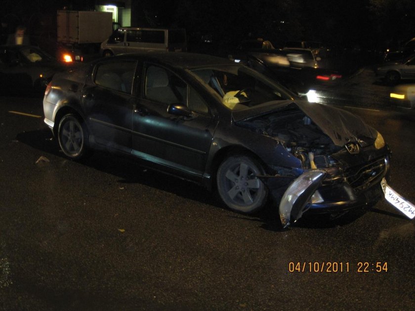 Авария Пежо 407