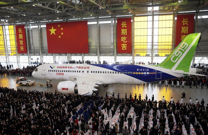 Китайский пассажирский самолет с919