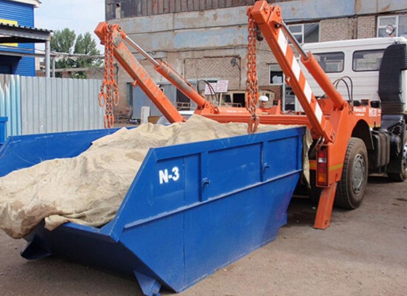 Вывоз мусора контейнер 8 м3