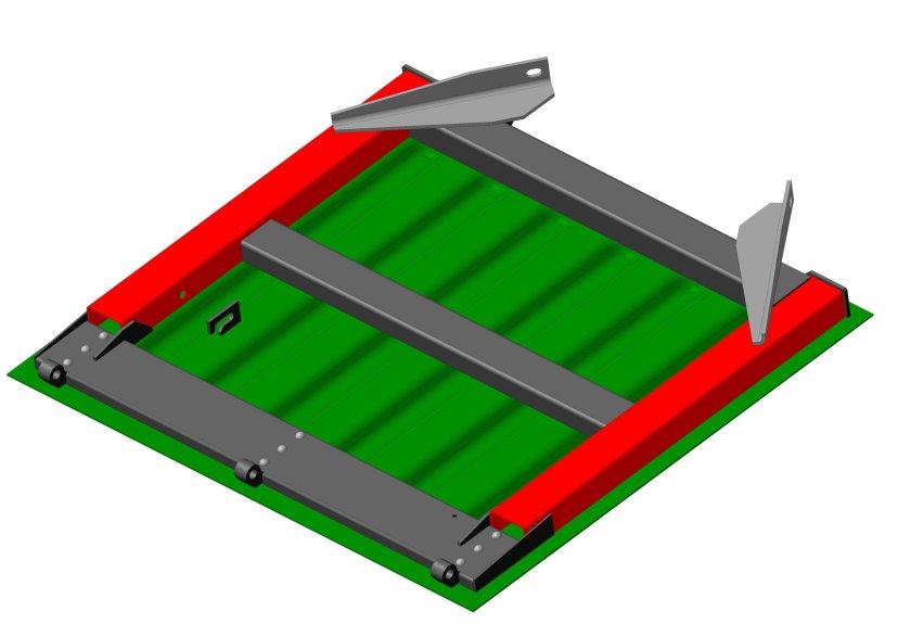 Крышка люка полувагона 1331.00.00сб