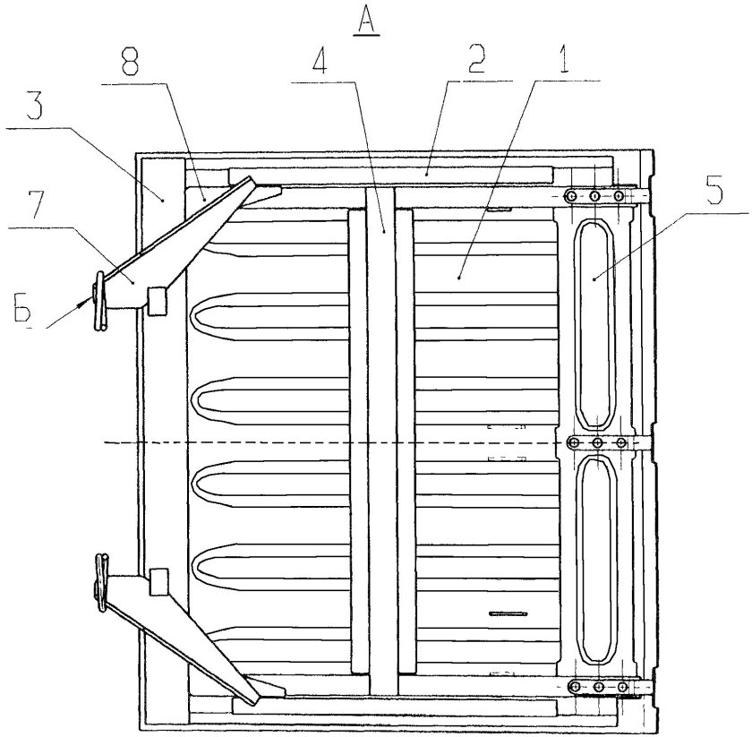 Крышка люка полувагона дм 2012.00.00сб