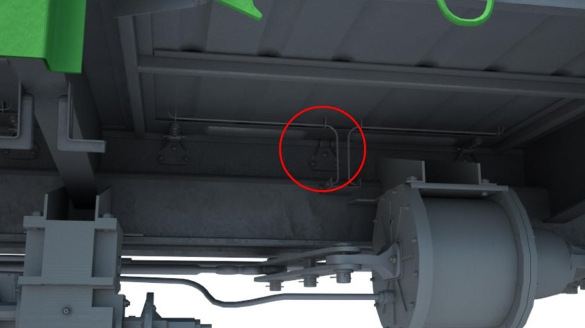 Торсион люка полувагона