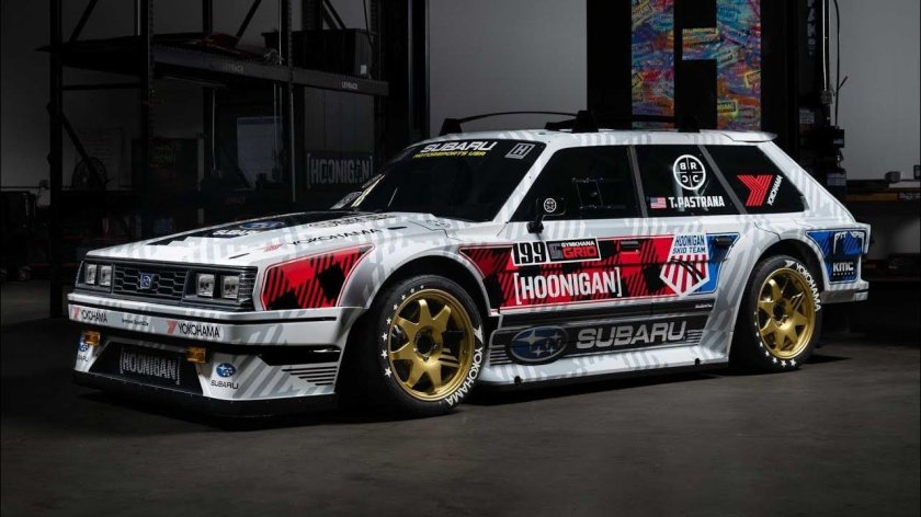 Subaru gl Wagon Gymkhana Travis Pastrana'