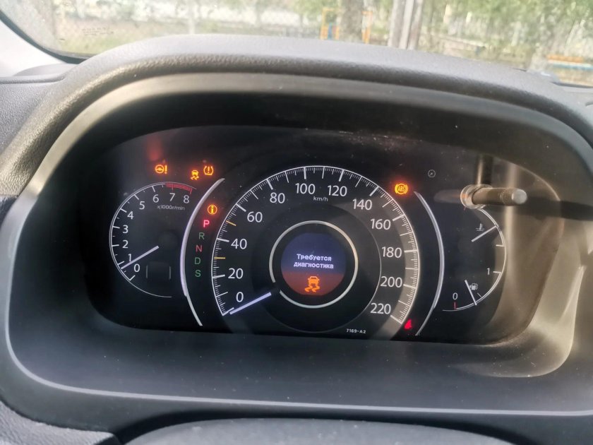 Сброс ошибки Хонда СРВ давлению шин